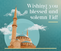 Eid Al Adha Greeting Facebook Post