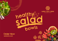 Salad Bowls Special Postcard