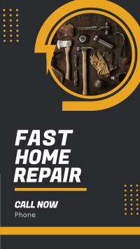 Fast Home Repair Instagram Story