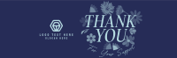 Floral Thank You Twitter Header