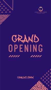 Street Grand Opening Instagram Story