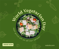 World Vegetarian Day Facebook Post