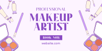 Makeup Artist for Hire Twitter Post