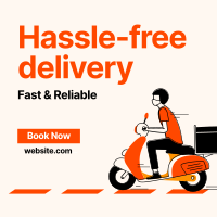 Hassle-Free Delivery  Instagram Post
