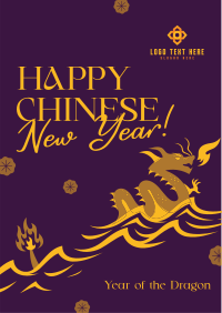 Lunar Dragon Year Flyer