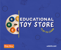 Educational Toy Store Facebook Post