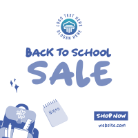 Back to School Sale Instagram Post