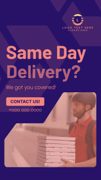 Professional Delivery Service Instagram Reel Image Preview