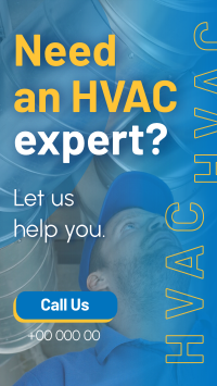 HVAC Expert TikTok Video Design