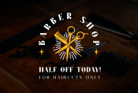 Barbershop Promo Pinterest Cover Design