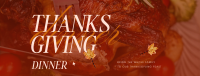 Thanksgiving Feast Facebook Cover Design