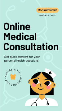 Online Medical Consultation Instagram Story