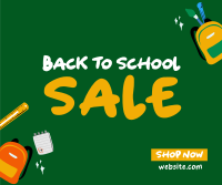 Back to School Sale Facebook Post