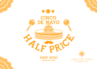 Cinco De Mayo Promo Postcard Design