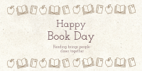 Book Day Message Twitter Post