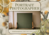 Modern Portrait Photographer Postcard