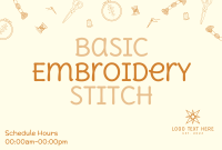 Cute Embroidery Shop Pinterest Cover