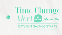 Minimalist Daylight Savings Animation