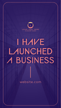 Minimalist Business Launch Instagram Story Design