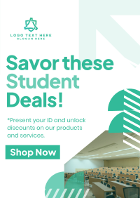 Agnostic Student Deals Poster