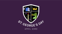 St. George's Day Shield Facebook Event Cover