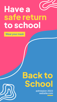 Safe Return To School Instagram Story