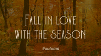 Minimalist Autumn Season Quotes Animation