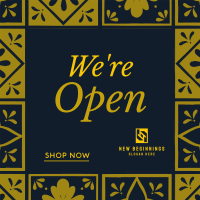 Tile Shop Opening Instagram Post Image Preview