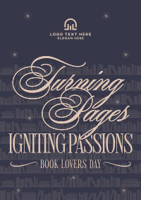 Book Day Greeting Poster