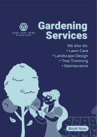 Outdoor Gardening Services Flyer