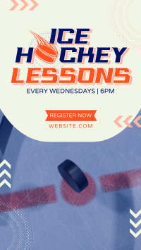 Ice Hockey Lessons Instagram Reel