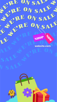 Shopping Sale Promo YouTube Short Design