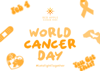 World Cancer Day Postcard example 1