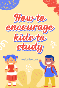 Kiddie Study with Me Pinterest Pin