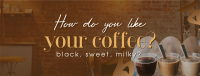 Coffee Flavors Facebook Cover Image Preview