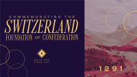 Switzerland Confederation Commemoration Video Image Preview