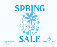  Flower Spring Sale Facebook Post