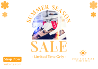 Summer Season Sale Postcard