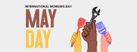 Celebrate Our Heroes on May Day Facebook Cover