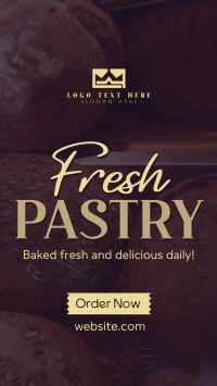 Rustic Pastry Bakery Facebook Story