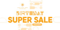 It's your Birthday Sale Twitter Post Design