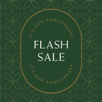 Anniversary Flash Sale Instagram Post