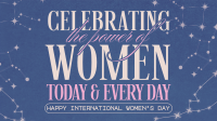 Celestial Women's Day Quote Animation