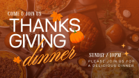 Thanksgiving Dinner Invite Video