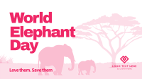 Safari Elephant Facebook Event Cover