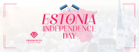 Majestic Estonia Independence Day Facebook Cover