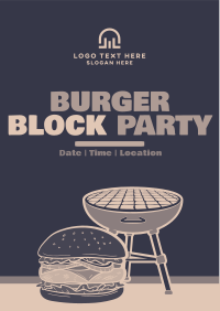 Burger Grill Party Flyer