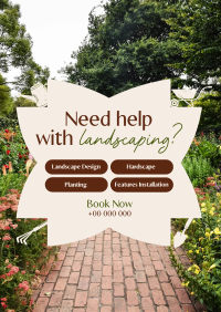 Landscaping Lawn Services Flyer Design