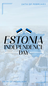 Majestic Estonia Independence Day Instagram Story