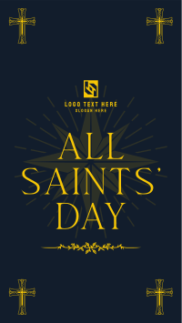 Solemn Saints' Day Instagram Story